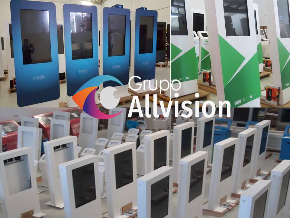 Aluguel de Equipamento Digital Feiras e Eventos totem touch screen telas touch EM 2026