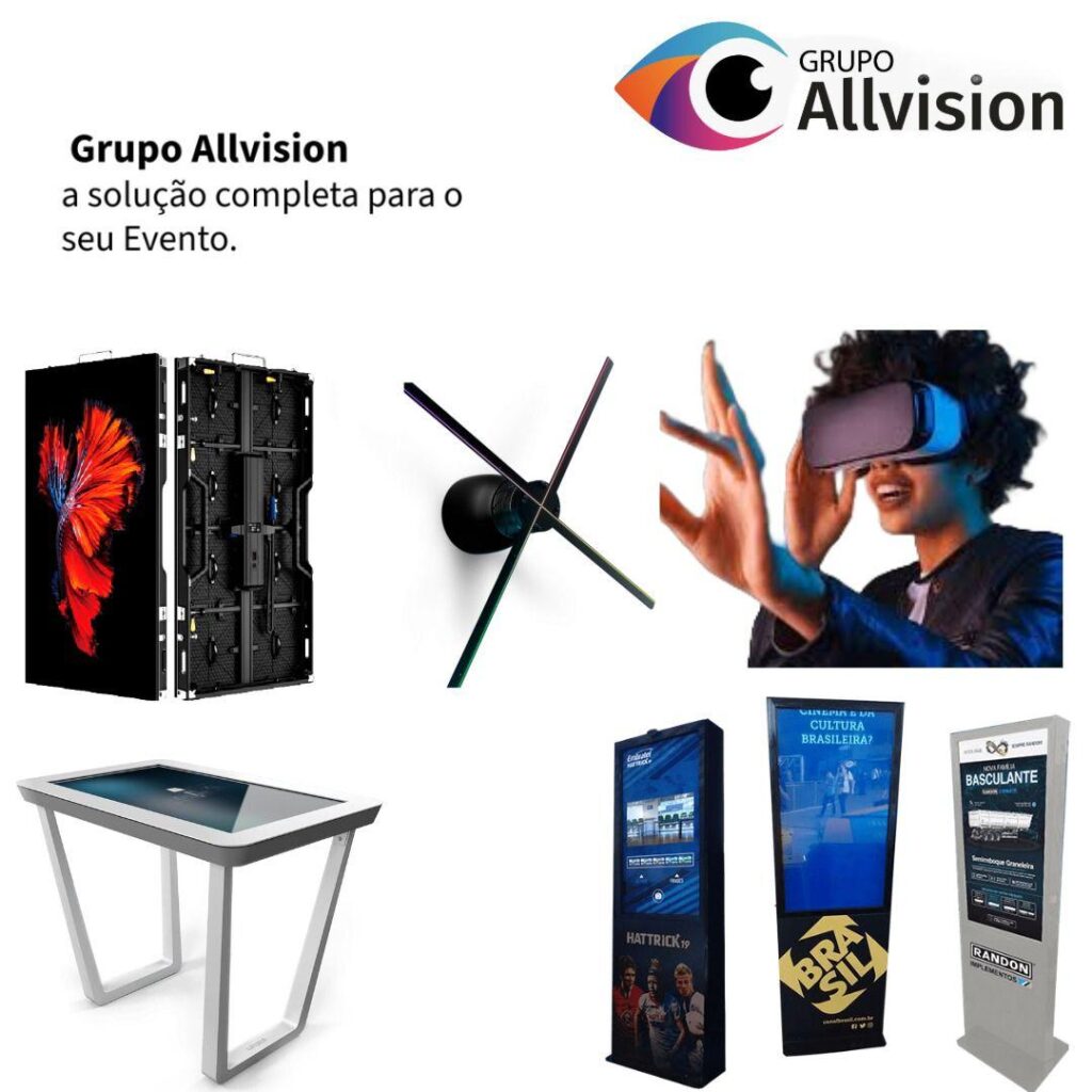 Locação de Painel de LED, Óculos de Realidade Virtual (VR) e Totem Interativo para Feiras, Eventos Corporativos e Palestras em São Paulo