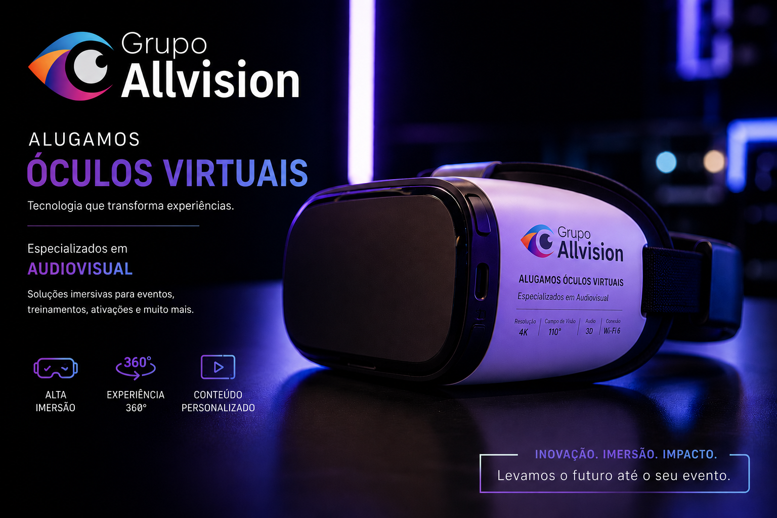 Aluguel de Óculos VR, Holograma 3D e Holobox para Eventos em Brasília