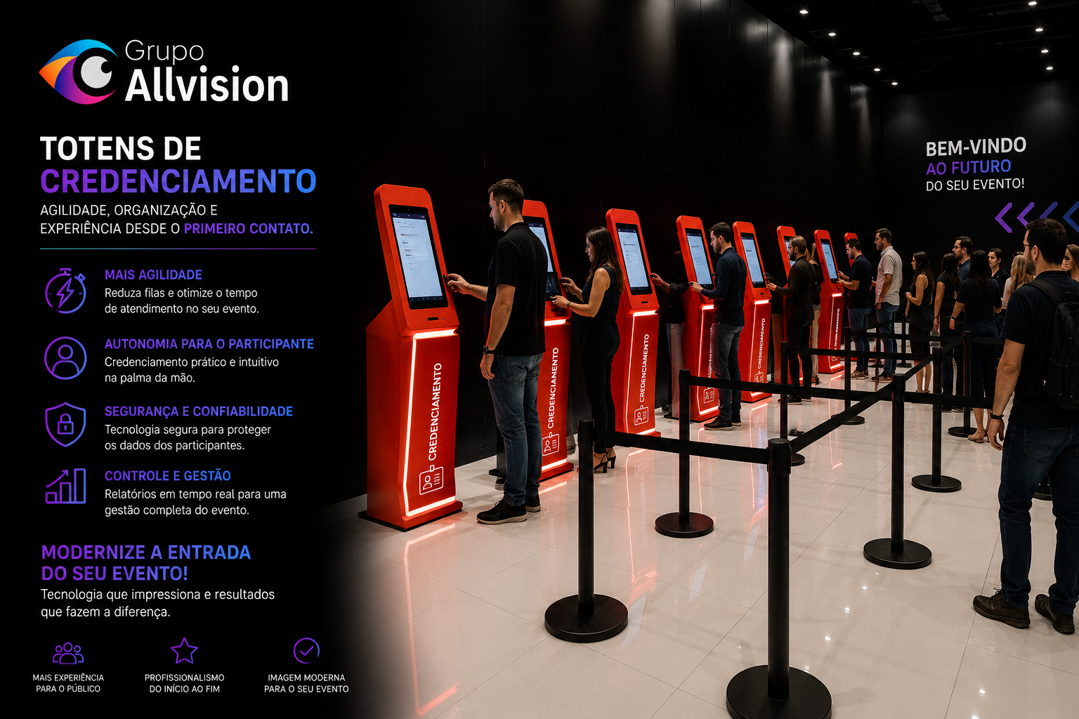 Aluguel de Totem Interativo, Projetores e Painéis de LED para a Bett Brasil 2026